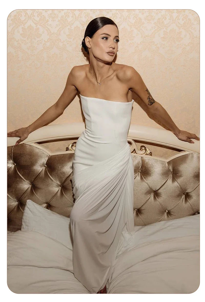 EMILIA DRAPED DRESS