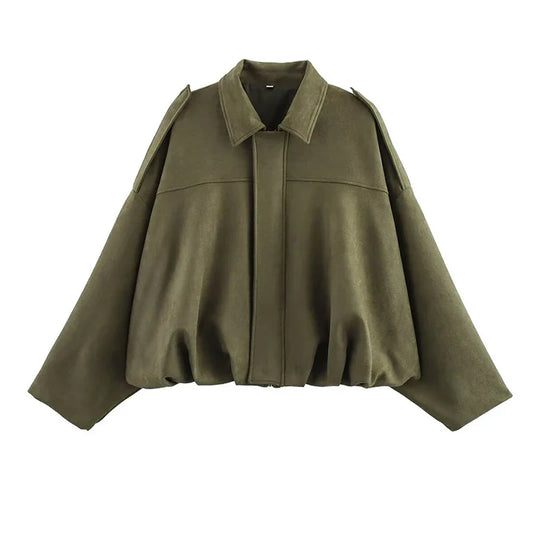 LILO SUEDE BOMBER JACKET