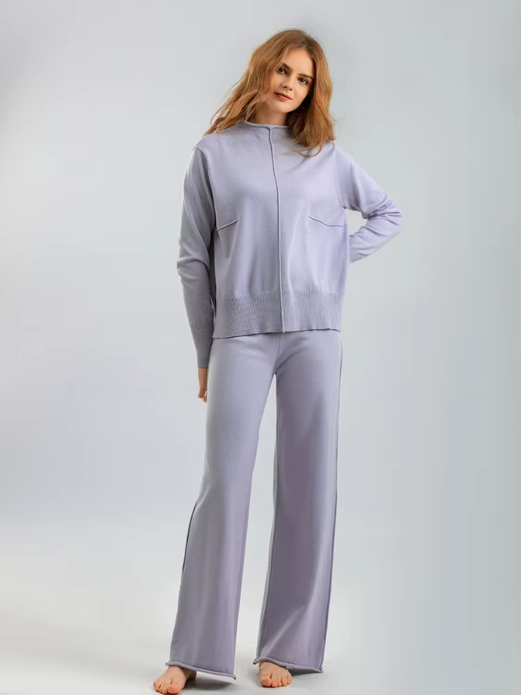 Caroline | Knitted Thick Warm Oversized Sweater Pants Set