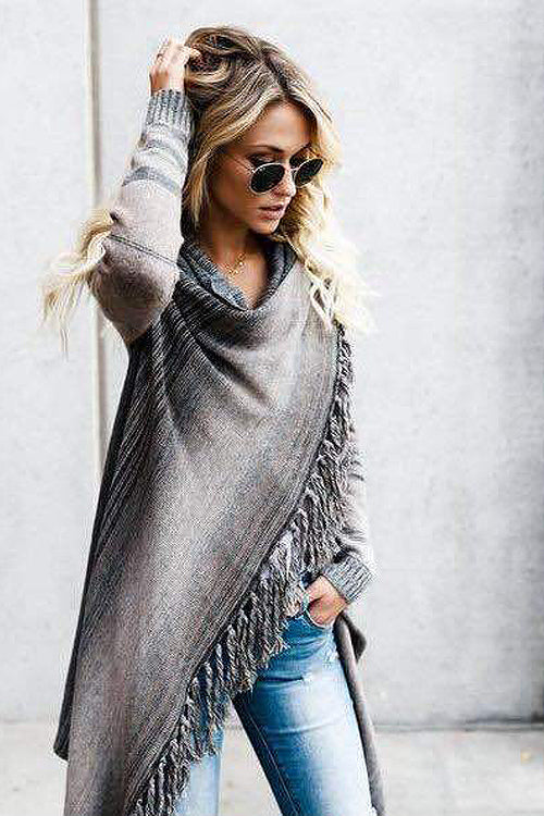 Cozy Up Tassel Sweater Coat - 5 Colors