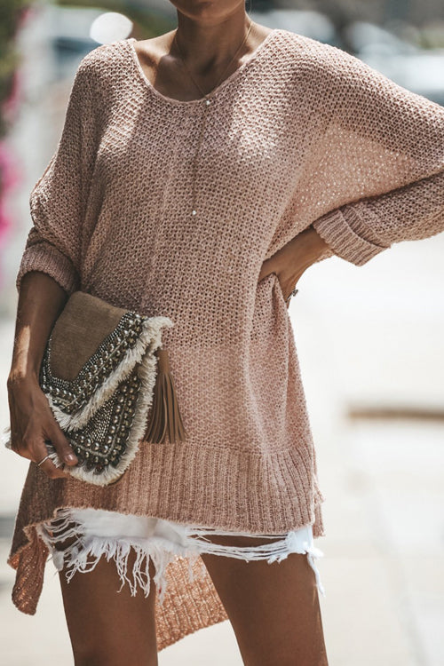 Love for The First Sight Loose Knit Blouse - 3 Colors