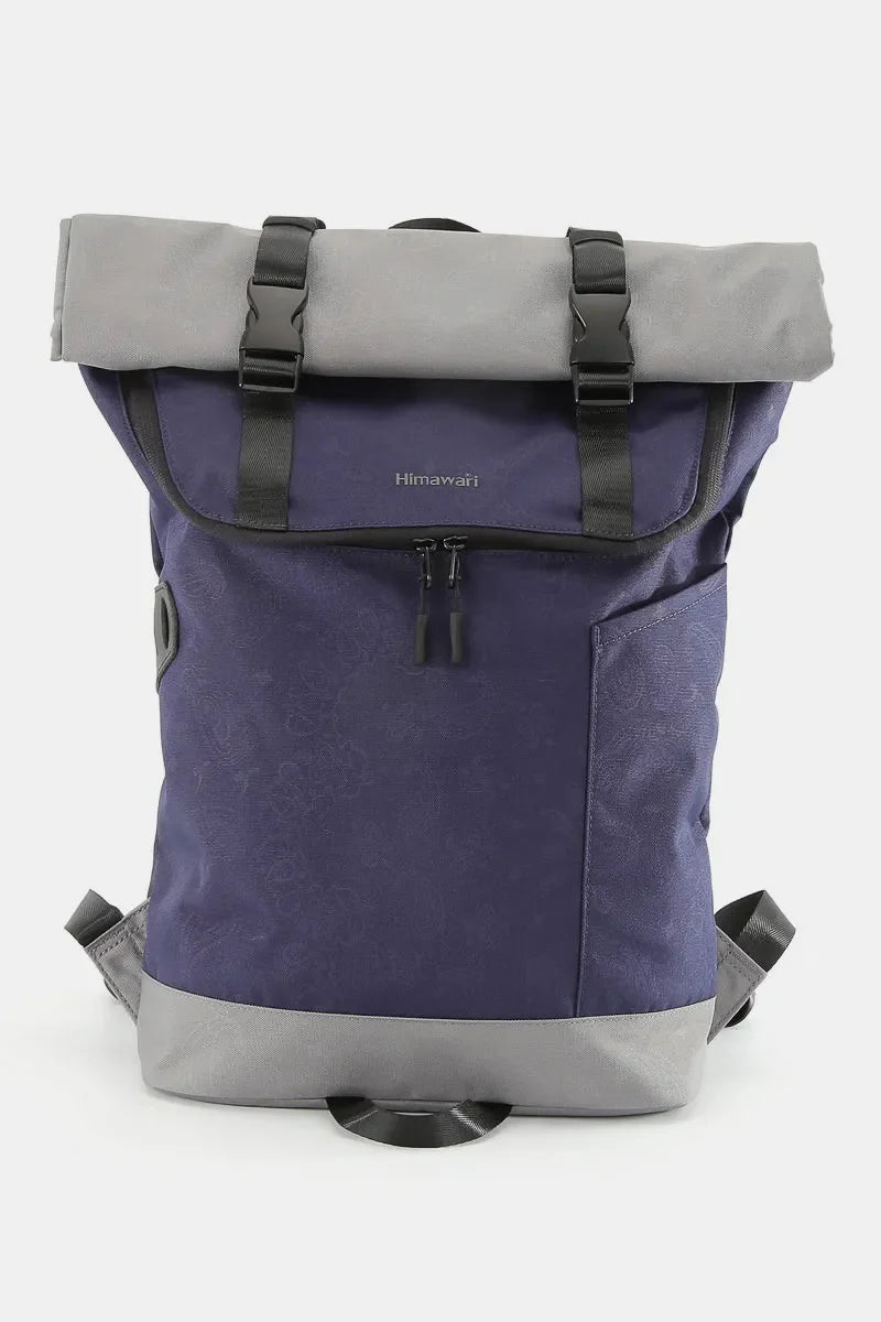 Waterproof Canvas Backpack – Contrast Design, Everyday Use