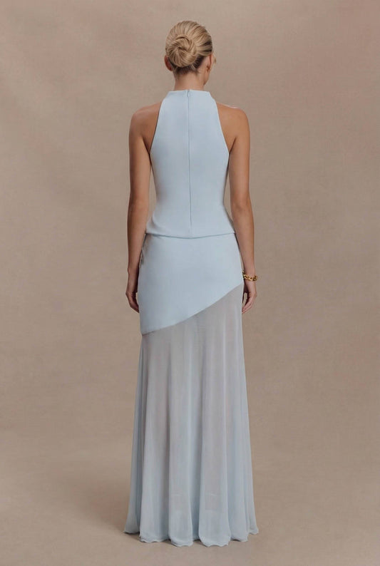 Sleeveless Top And Pleated Skirt Set