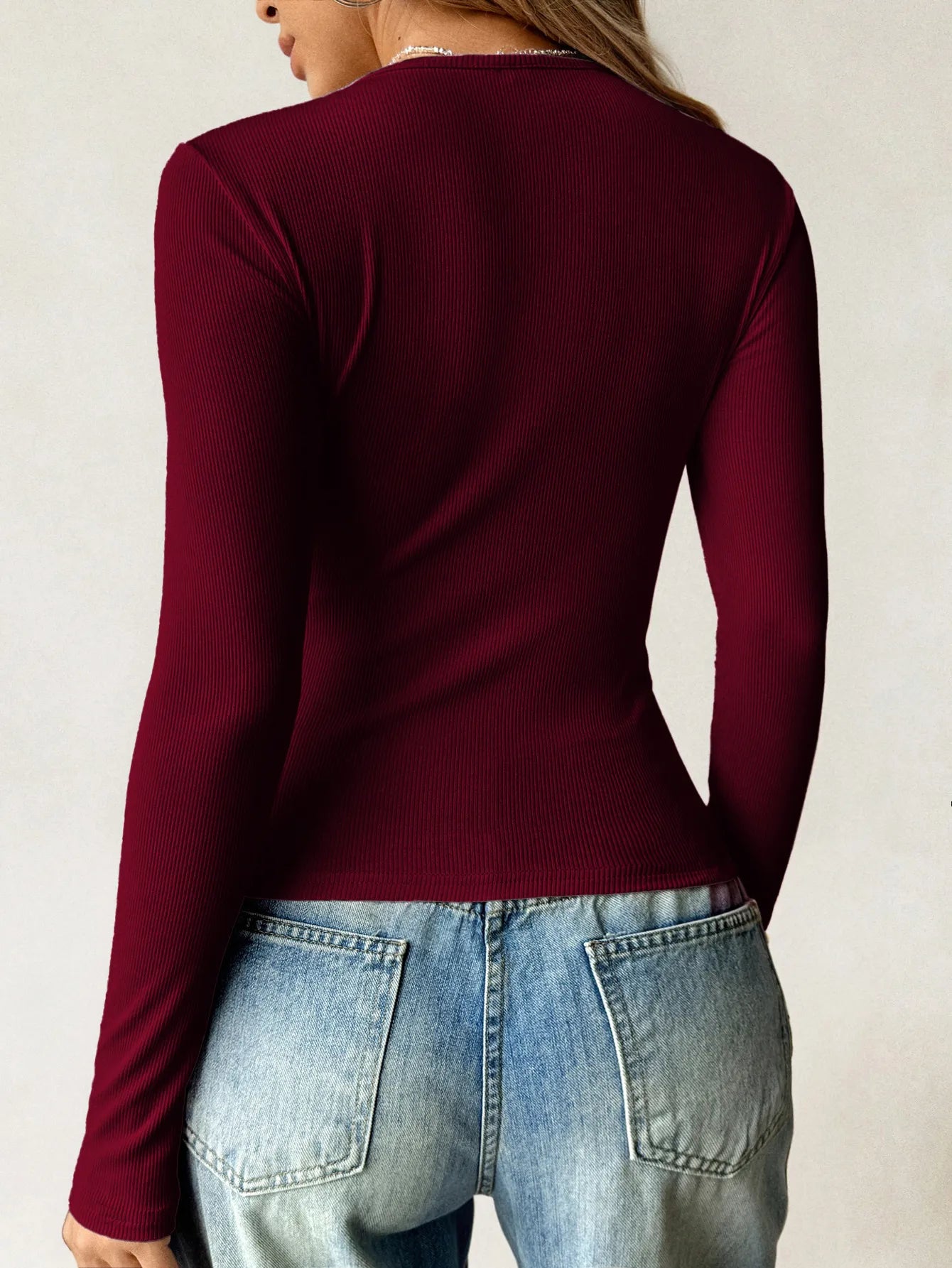 Textured Charm Knit Tee