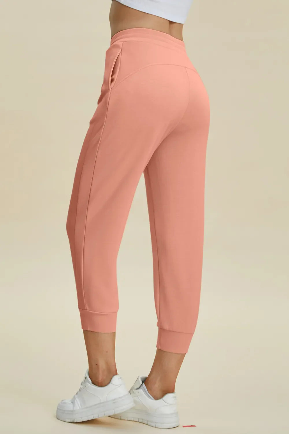 Comfy Air Scuba Drawstring High Waist Joggers