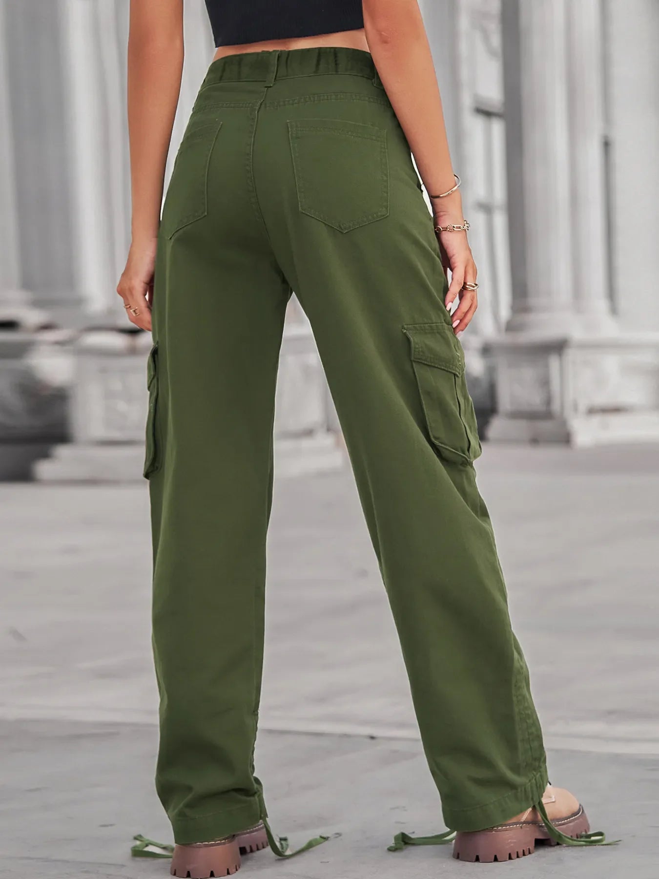 Effortless Cool Wide Leg Cargo Pants