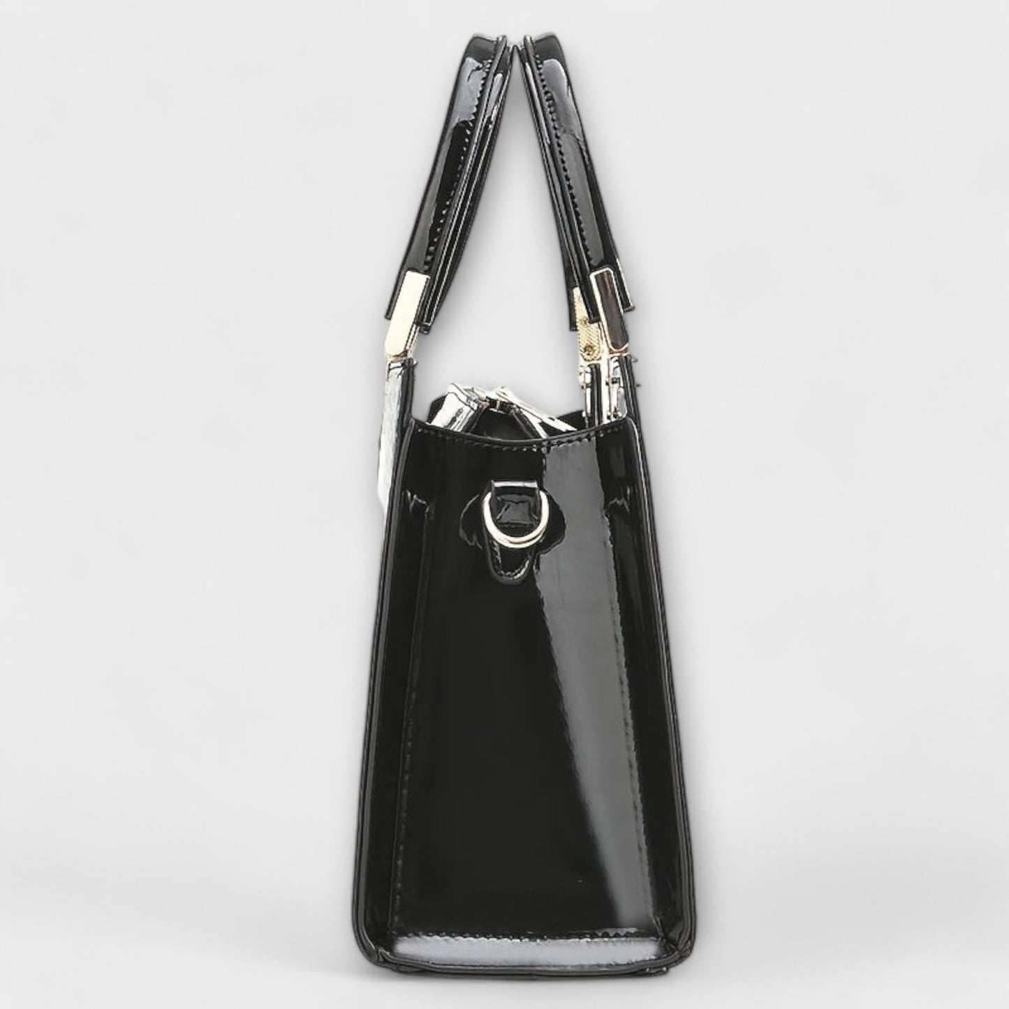 Aralune - Shiny crocodile print handbag