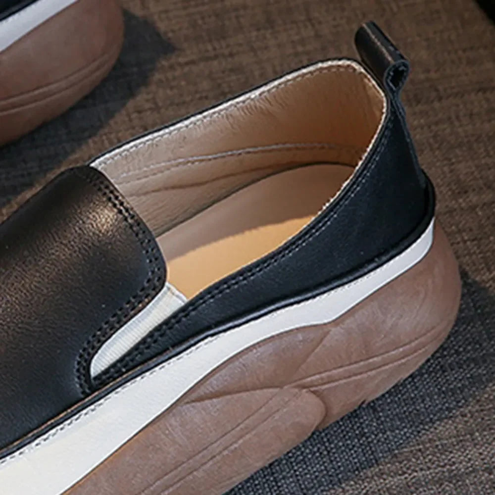 Chunky Platform Slip-Ons – Modern & Comfy