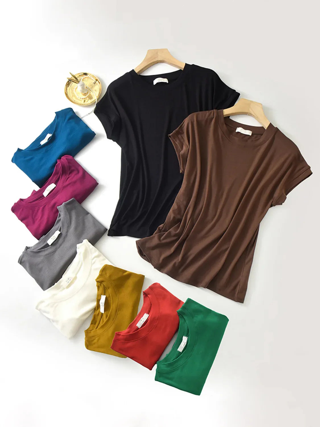 Round Neck Short Sleeve T-Shirt