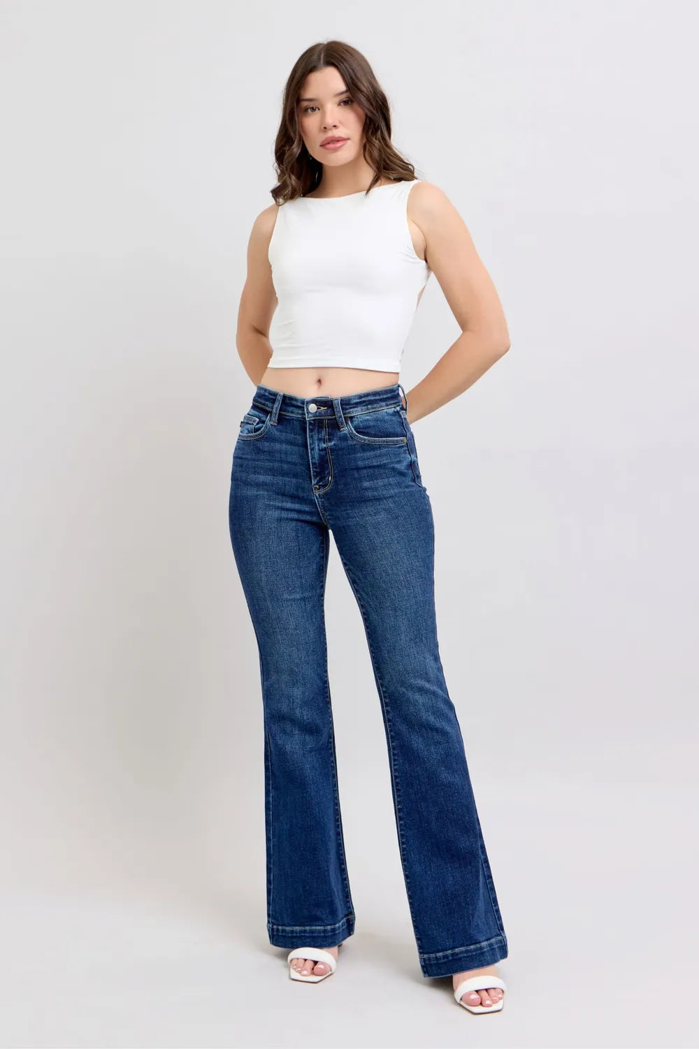 Signature High Rise Flare Jeans