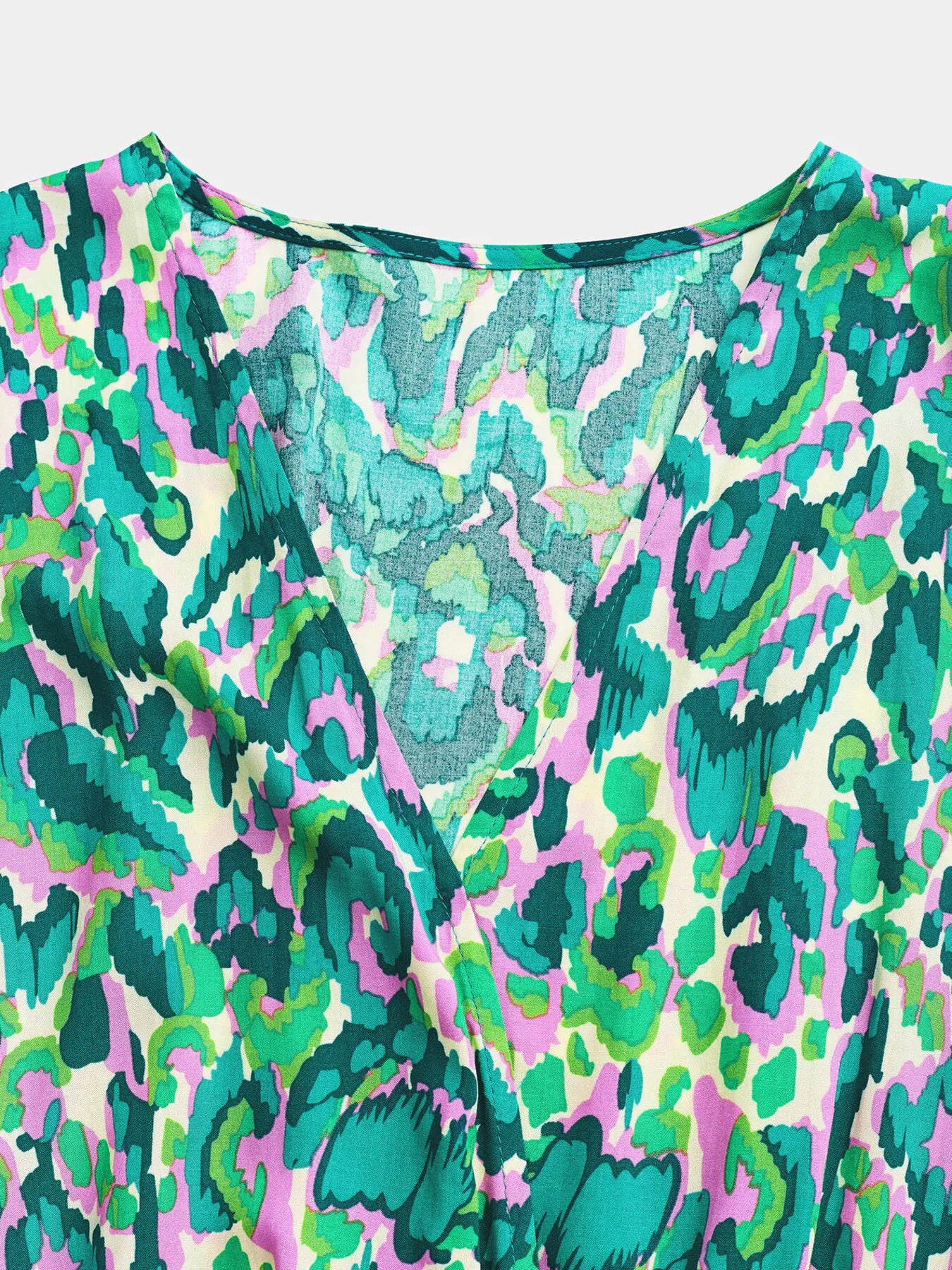 Boho Bloom V-Neck Batwing Romper