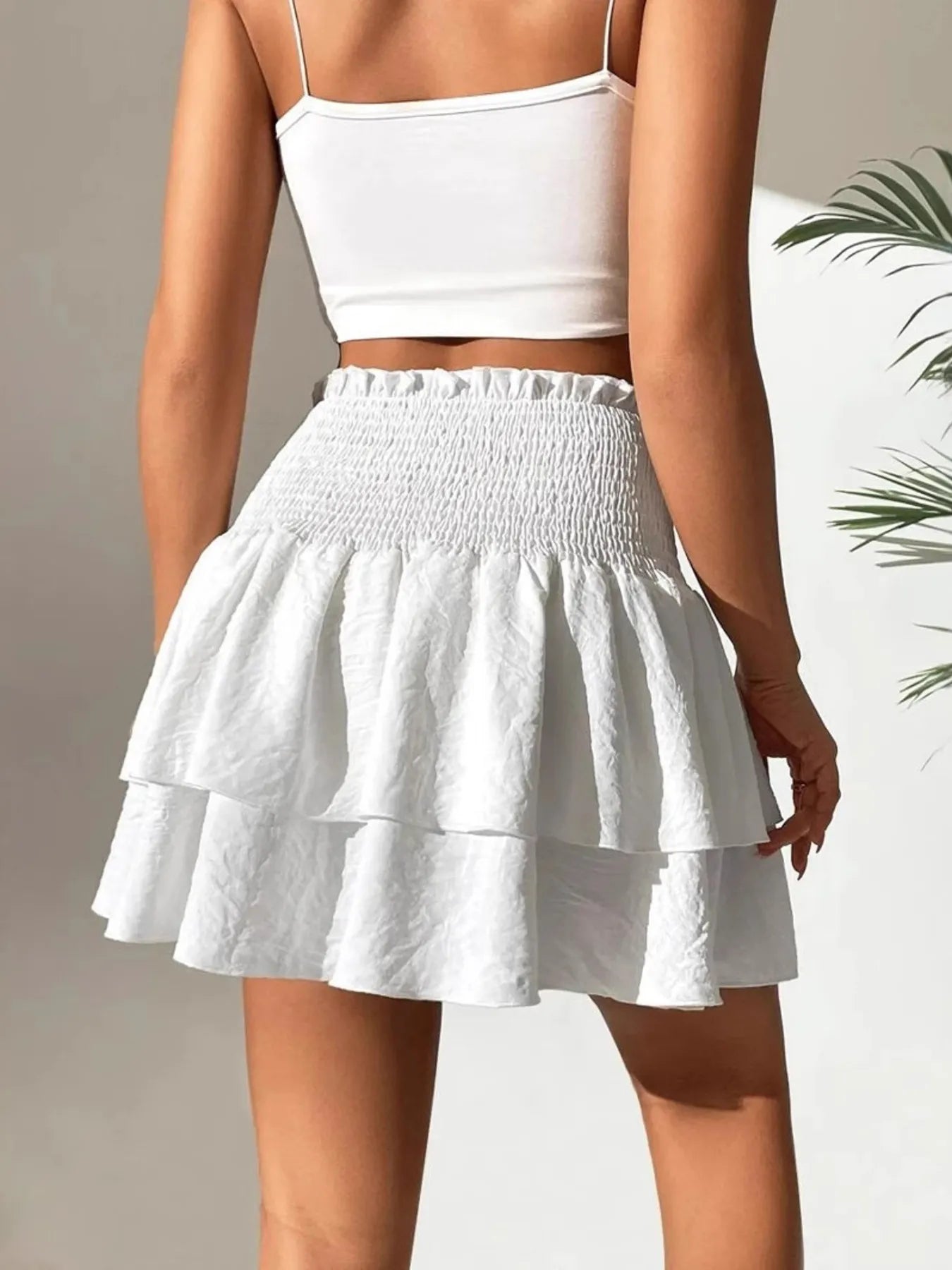 Ruffle Dream Mini Skirt
