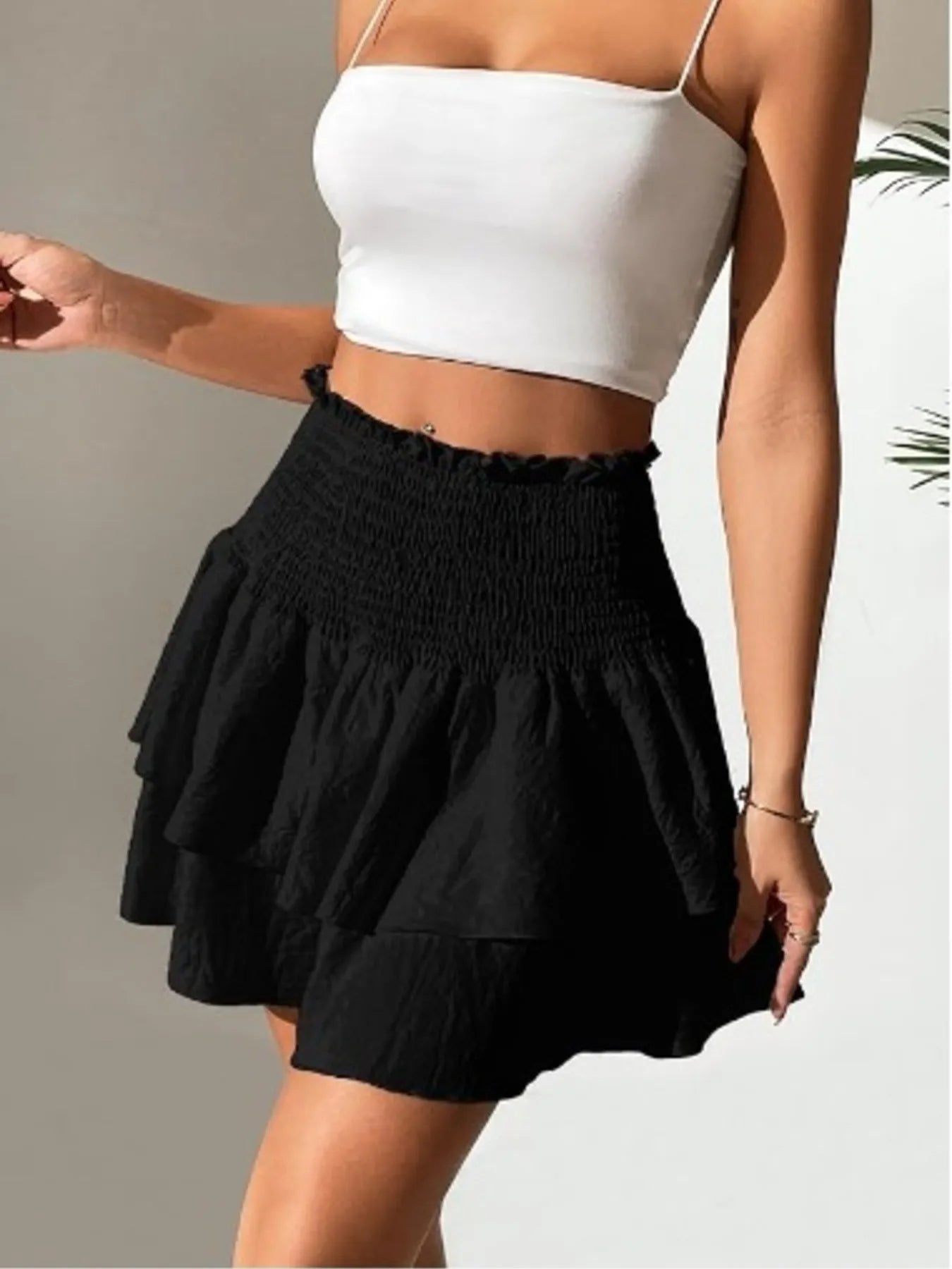 Ruffle Dream Mini Skirt