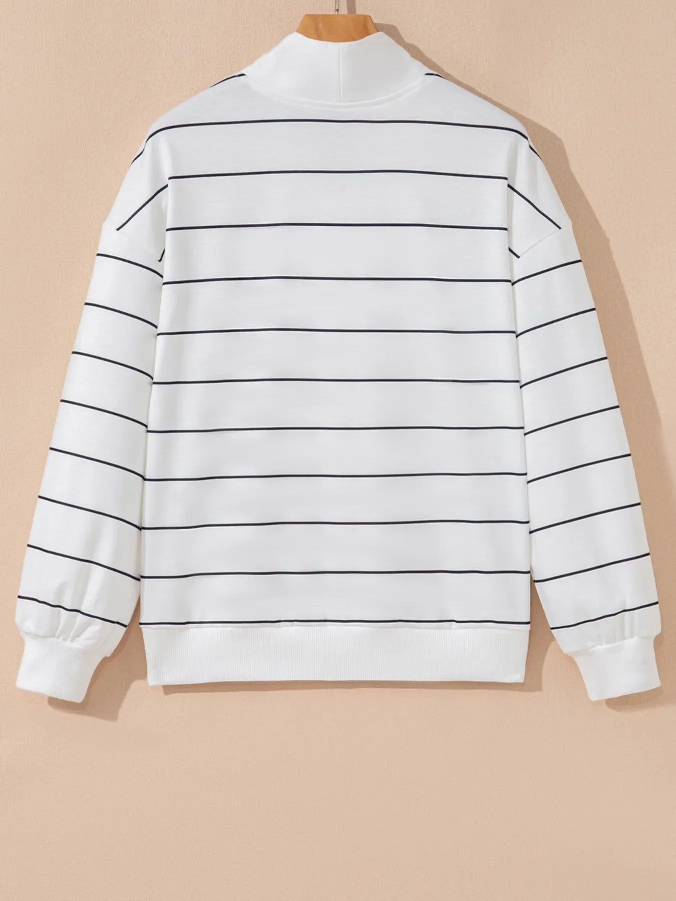Chill Stripe Quarter Zip Sweatshirt