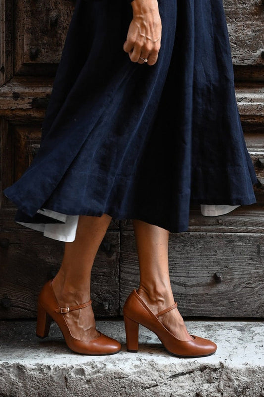 Josiane | Classic Strap Heels