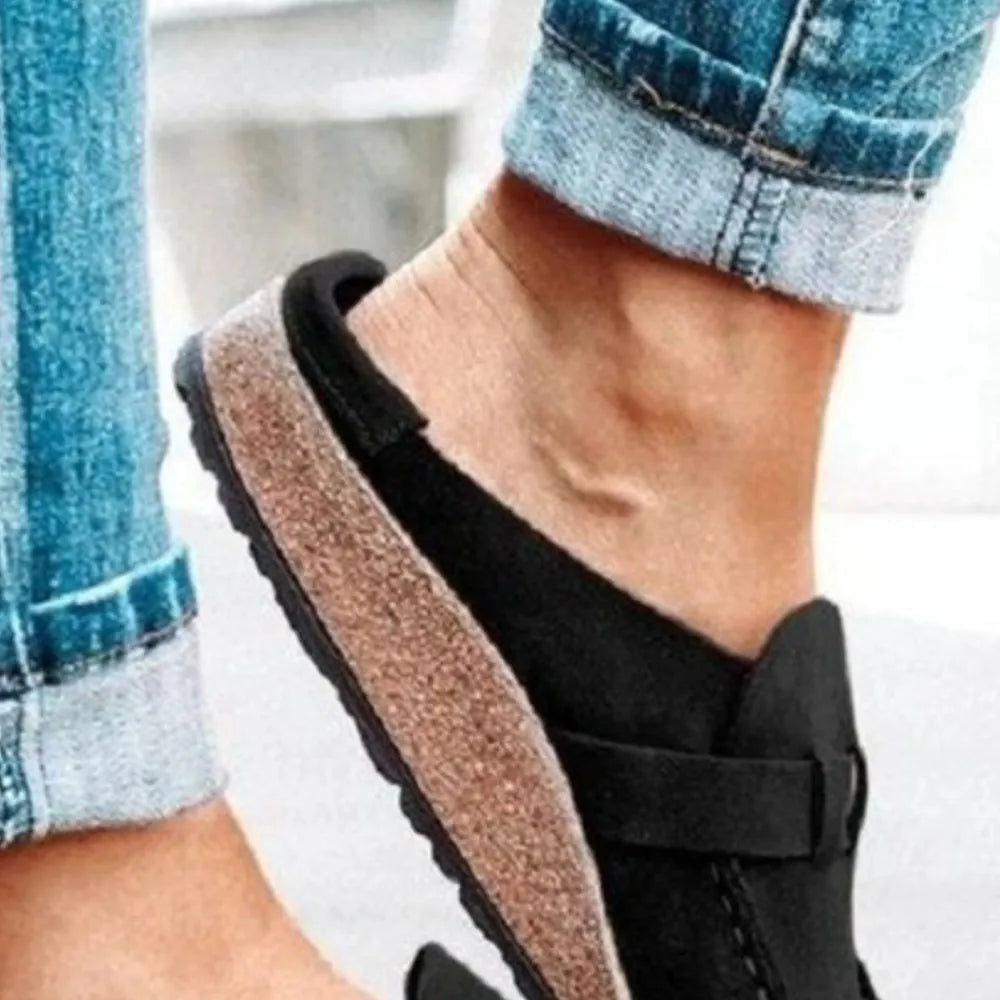 Buckle Loafers - Low Heel