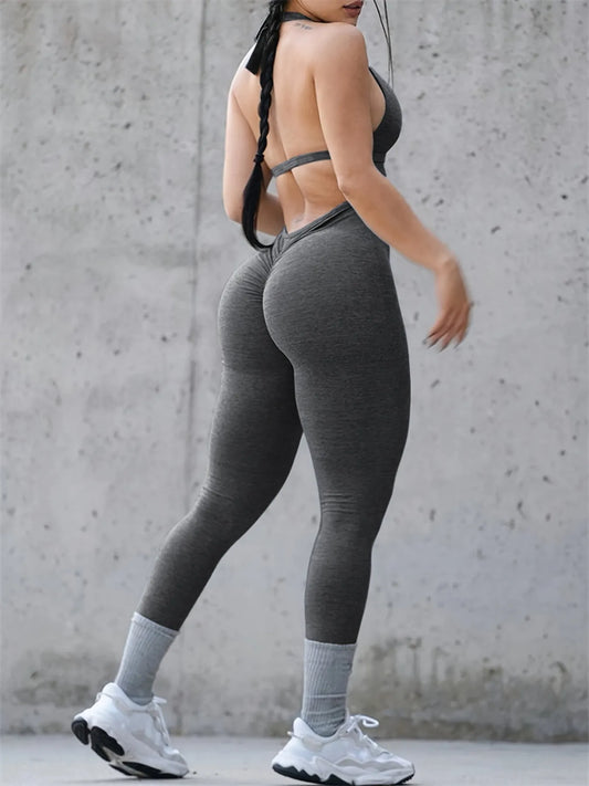 Seamless Active Workout Jumpsuit