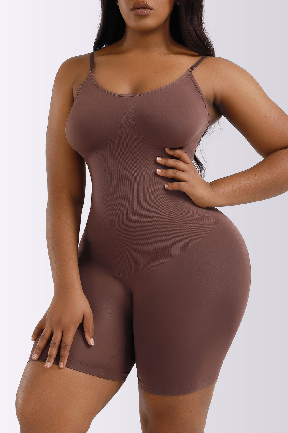 Shaping Spaghetti Strap Romper – Full Size, Flattering