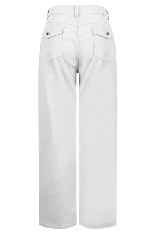 High Waist Jeans with Pockets