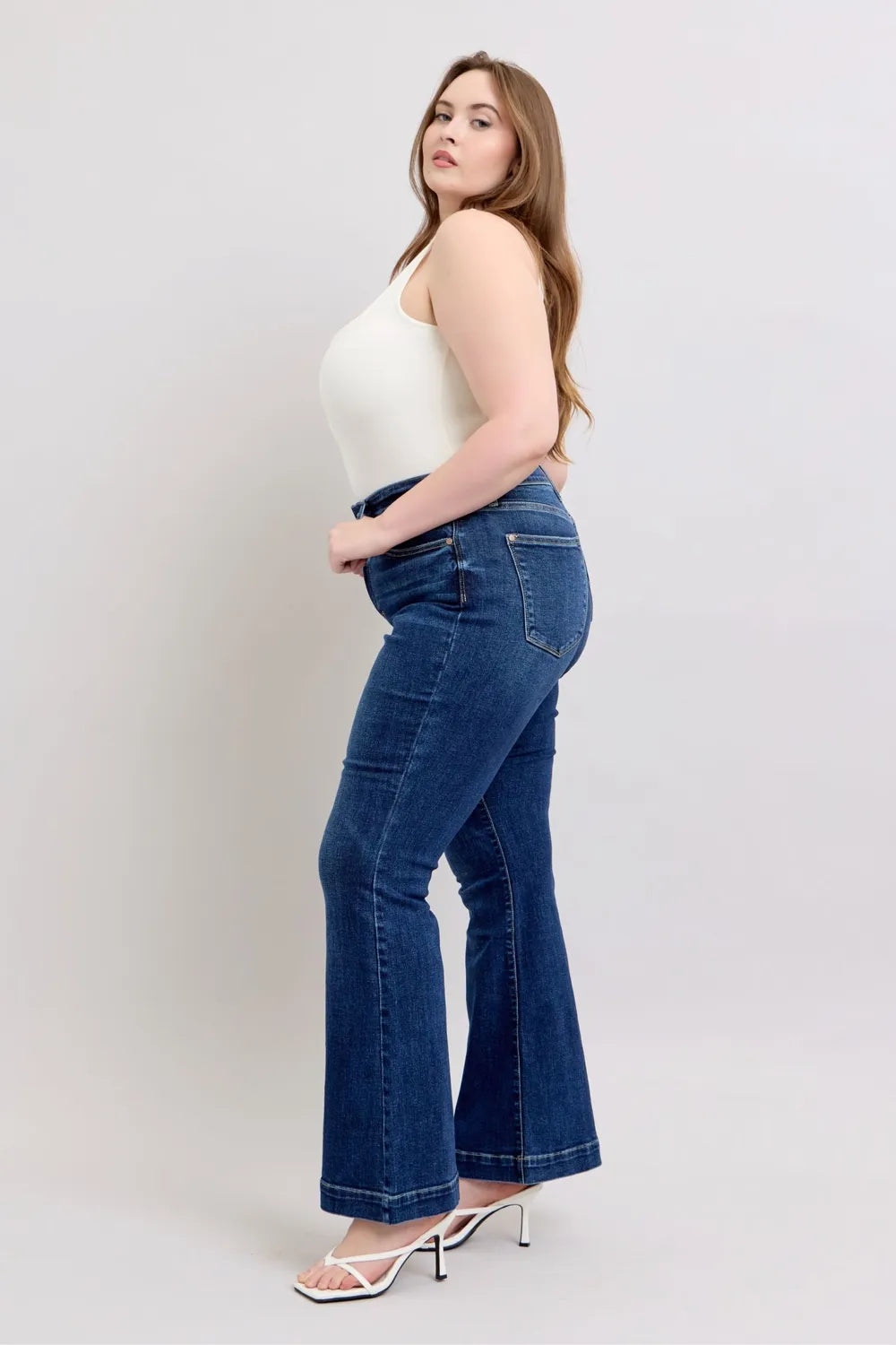 Signature High Rise Flare Jeans
