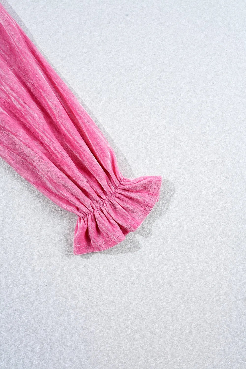 Hot Pink Tiered Mini Dress – Flounce Sleeve Chic