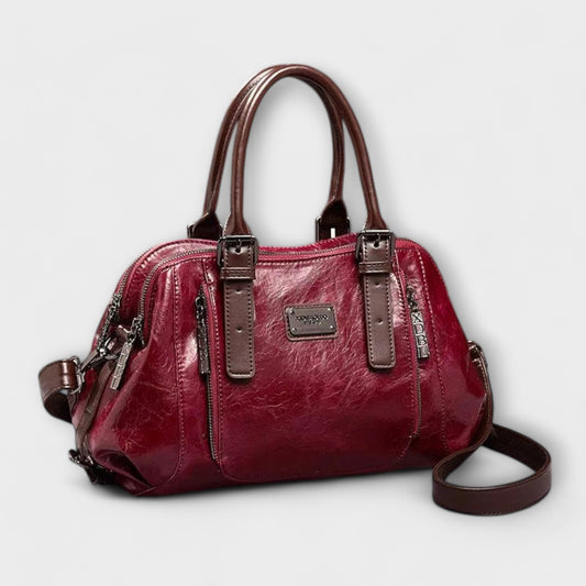 Solara - Elegant Vintage Shoulder Bag RED