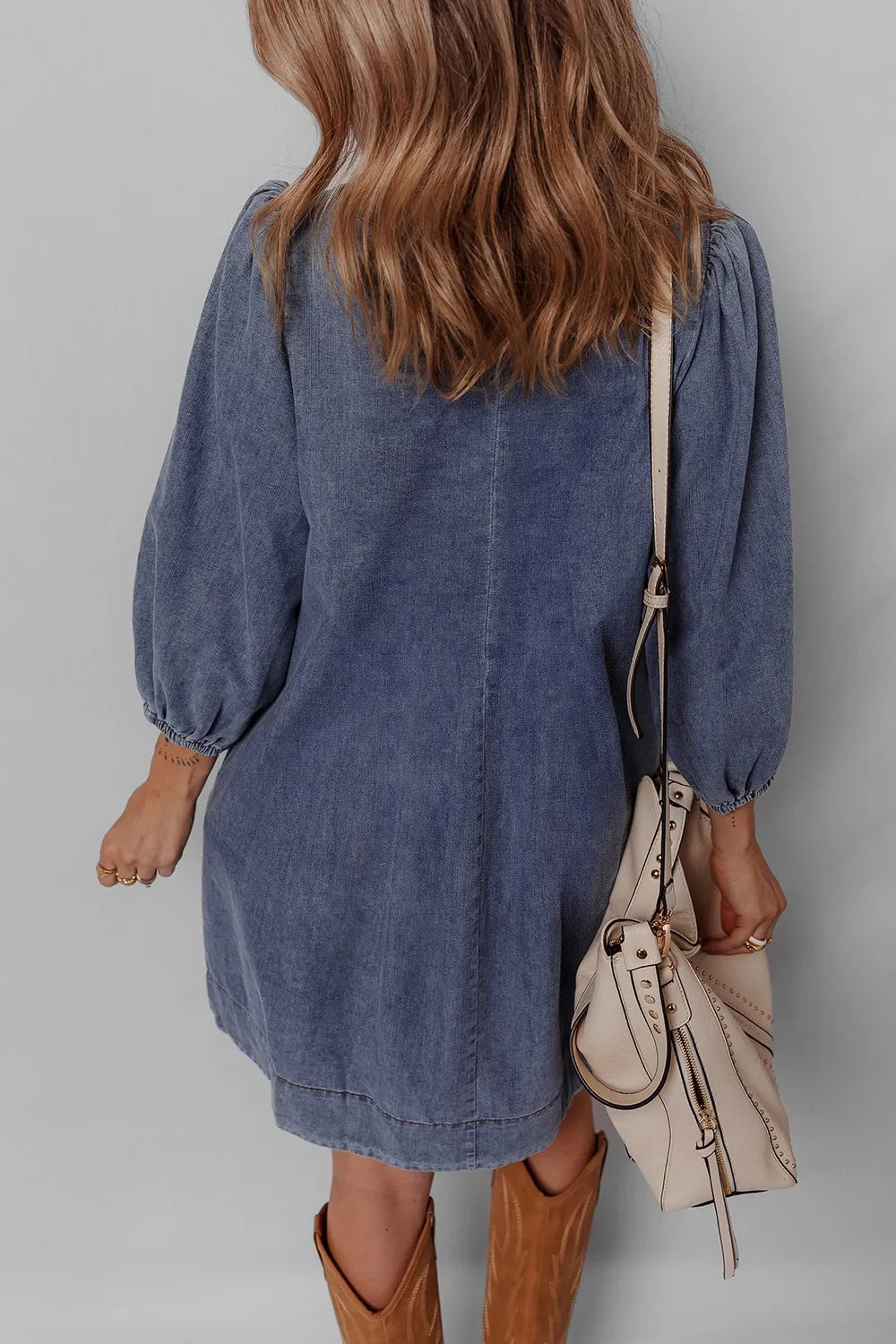Mini Denim Dress