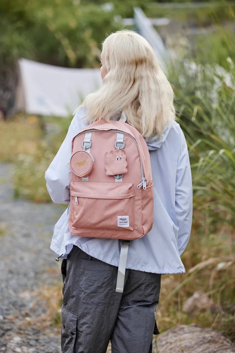 Canvas Backpack – Waterproof, Detachable Coin Purse