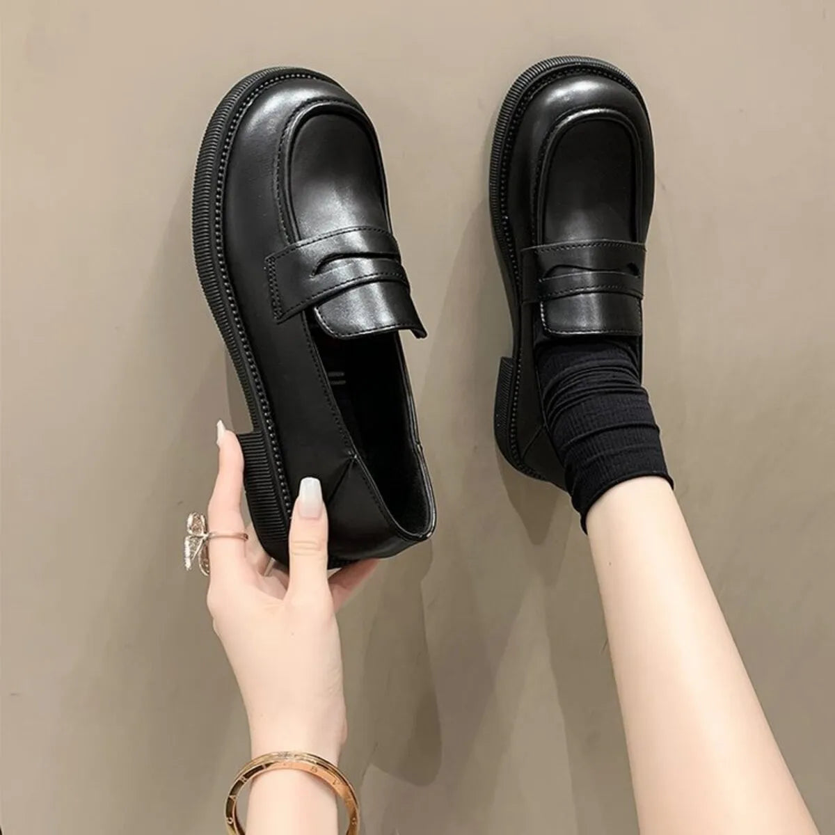 Sleek Step Classic Loafers