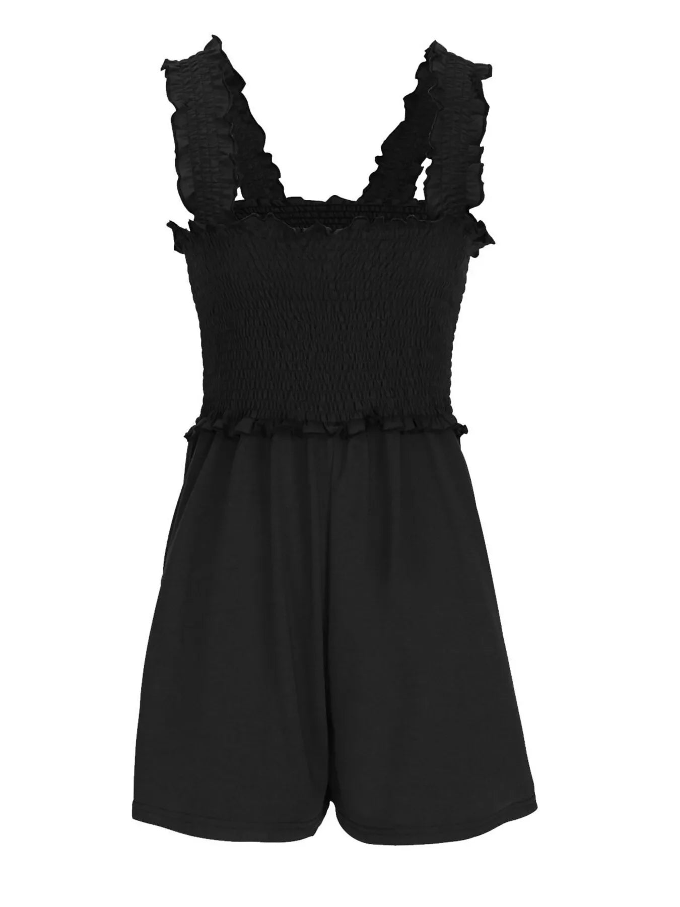 Smocked Summer Romper – Square Neck, Breezy Fit