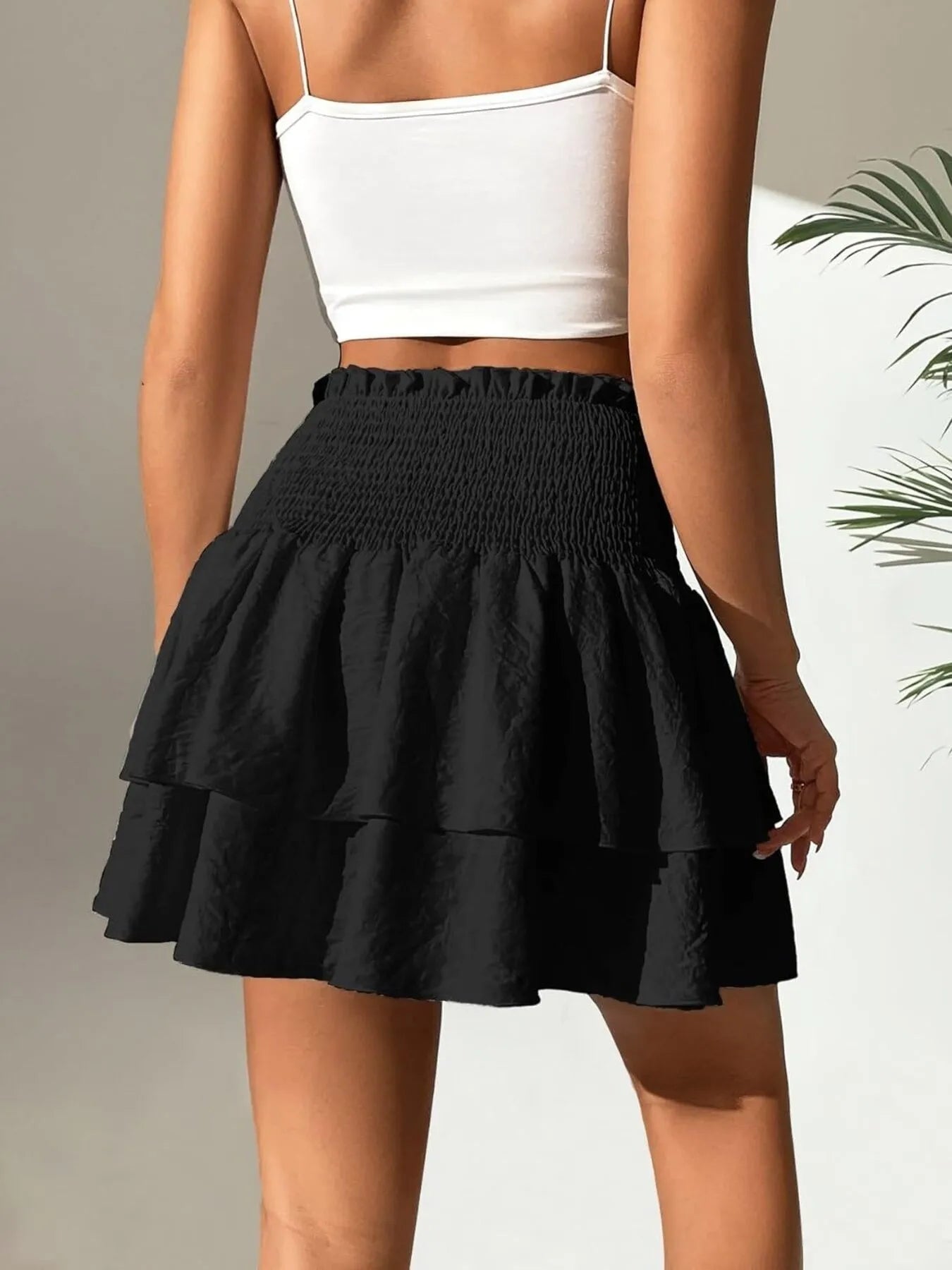 Ruffle Dream Mini Skirt