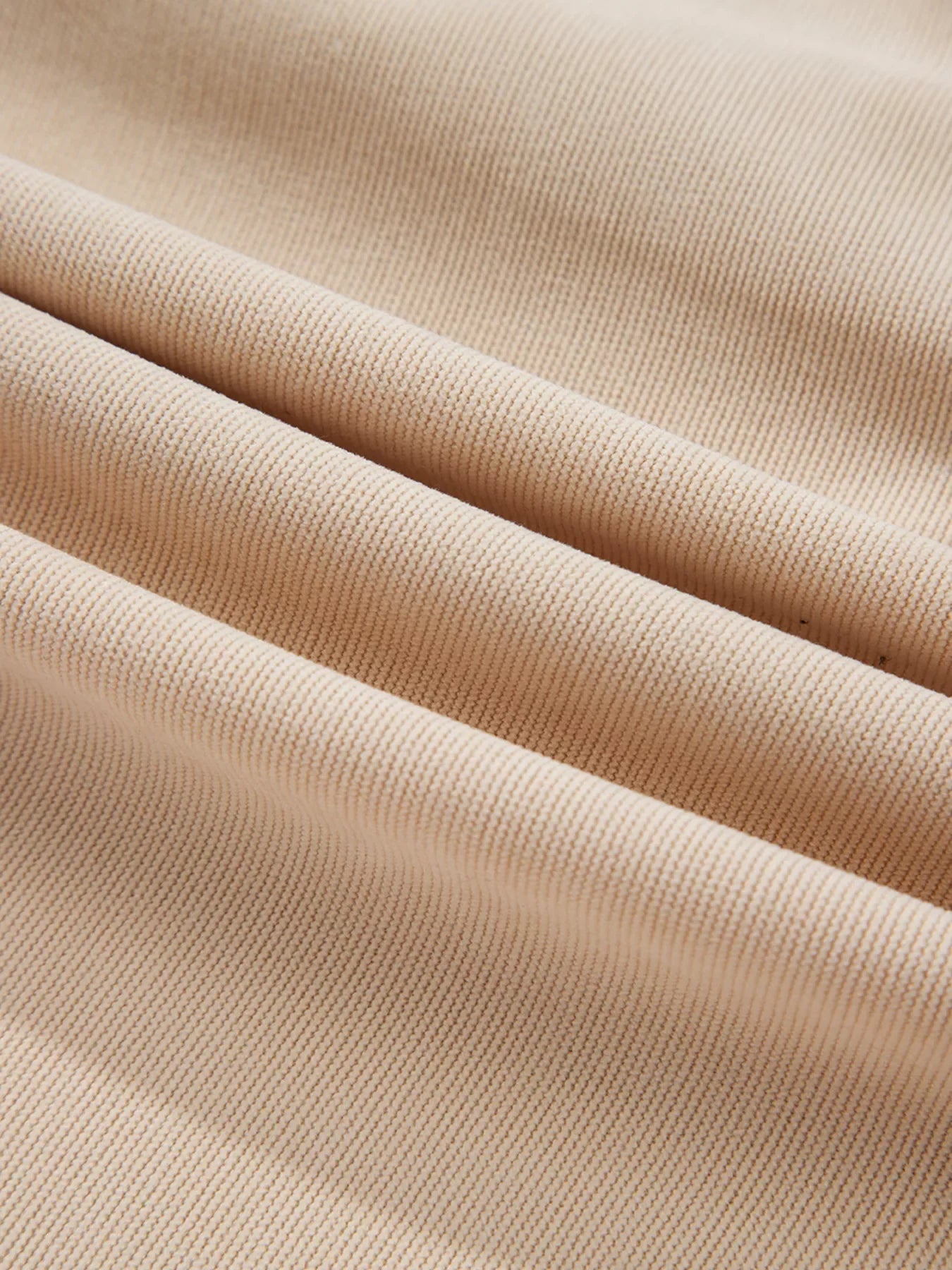 Corduroy Half Button Collared Long Sleeve Mini Dress