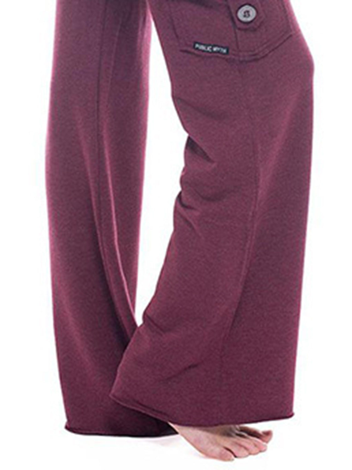 Mid Waist Pants Pockets