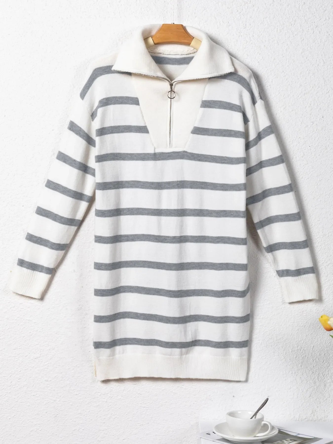 Striped Sweater Mini Dress