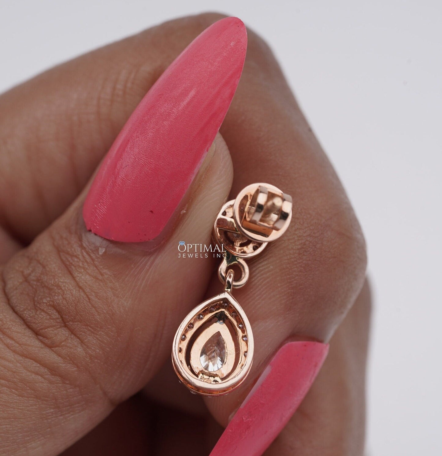 Dazzling Two-Stone Halo Earrings – 2.00 CTW Lab-Grown Diamonds