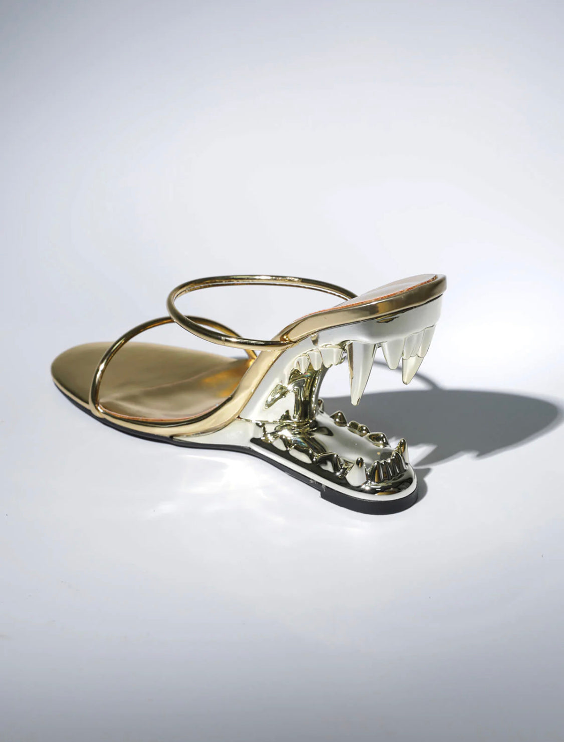 Tiger teeth cutout heels