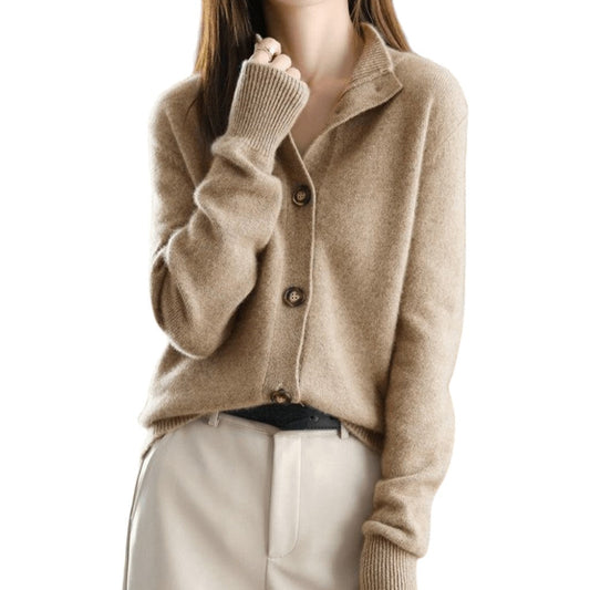 Anny | Luxurious Knit Cardigan Brown