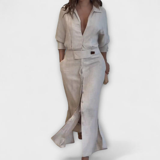 Nancy | Maxi Dress with V-Neck