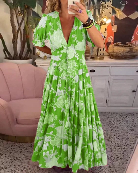 Izara | Soft Grace Maxi Green