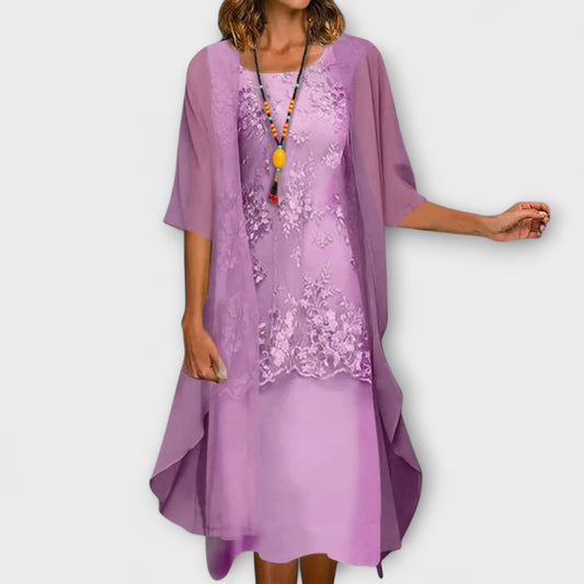 Penliah | Elegant Dress Purple