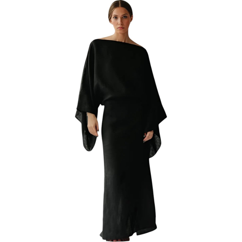 Kamilia - Kimono Dress with Belt