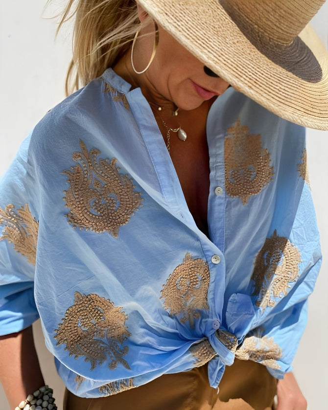 Simone™ | Schicke Bluse im Ibiza-Stil