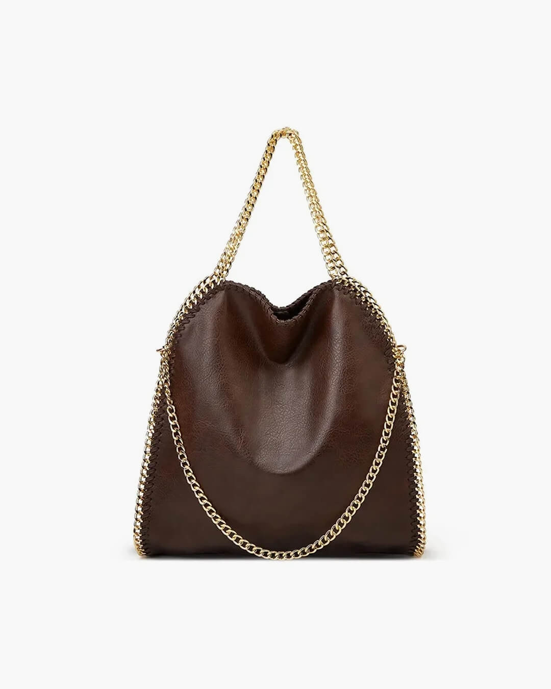Skyla | Chain Strap Soft Faux Leather Tote Bag