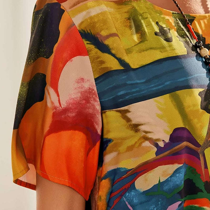 Amara | luxurious mulberry silk breeze dress
