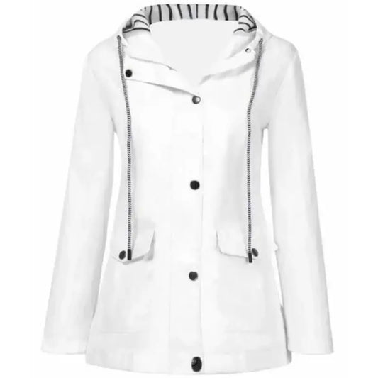 Georgia | Waterproof and Windproof Jacket White