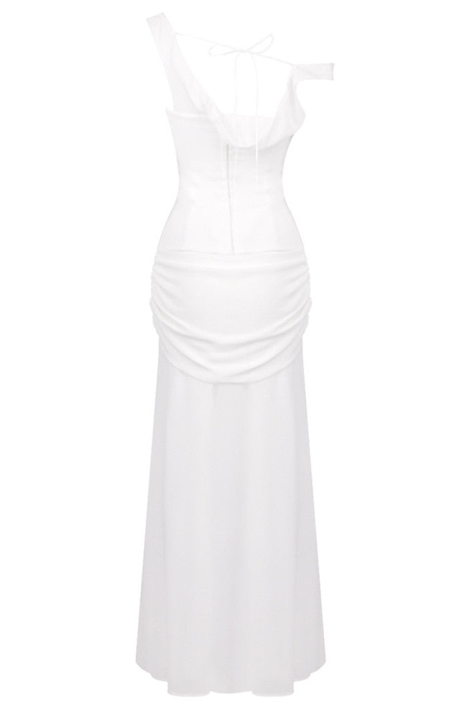 AMAYA DRAPED MAXI DRESS