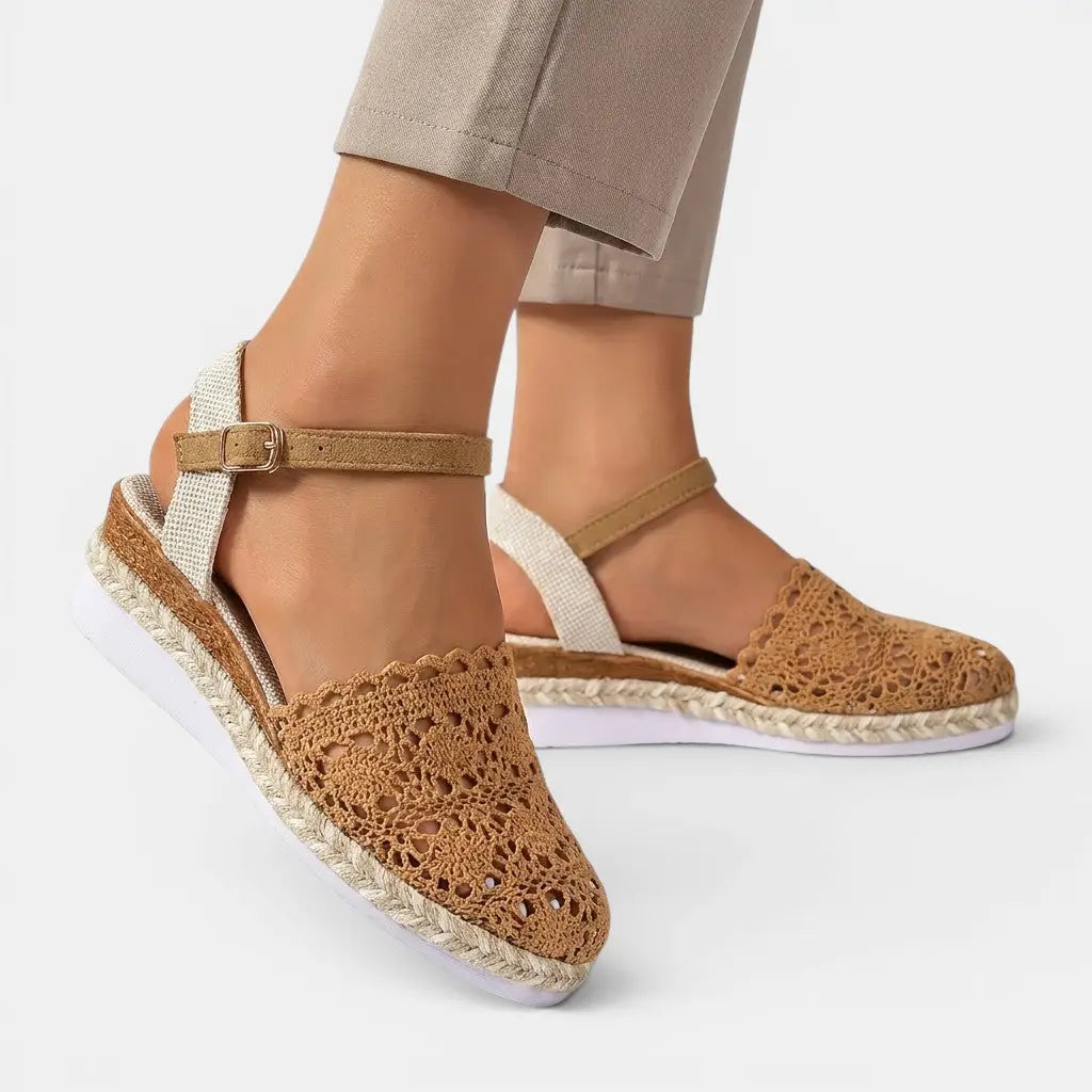 Naturale — Breathable Adjustable Sandals With Comfortable Orthopedic Summer Design Dark brown