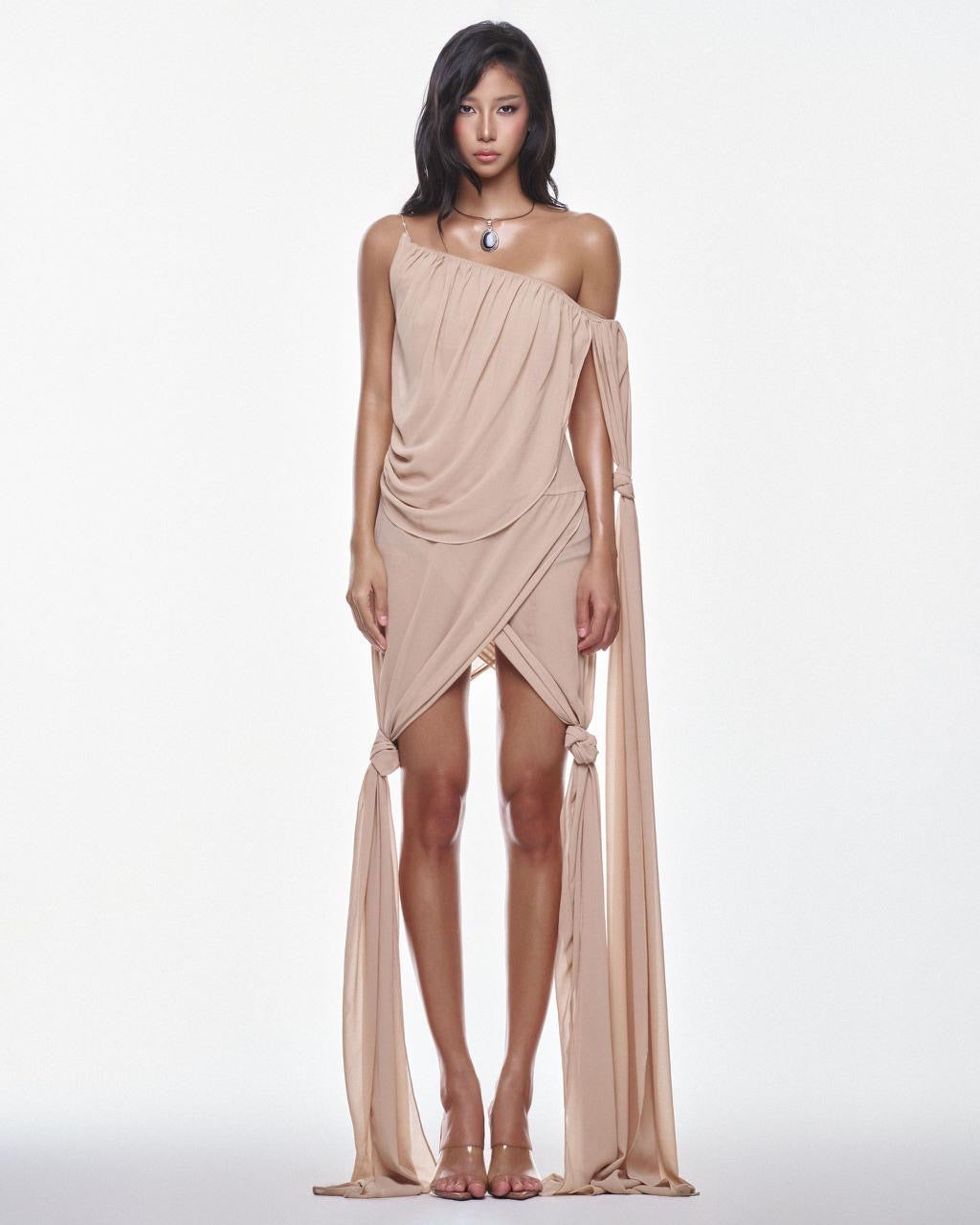 Vanessa Dress Beige