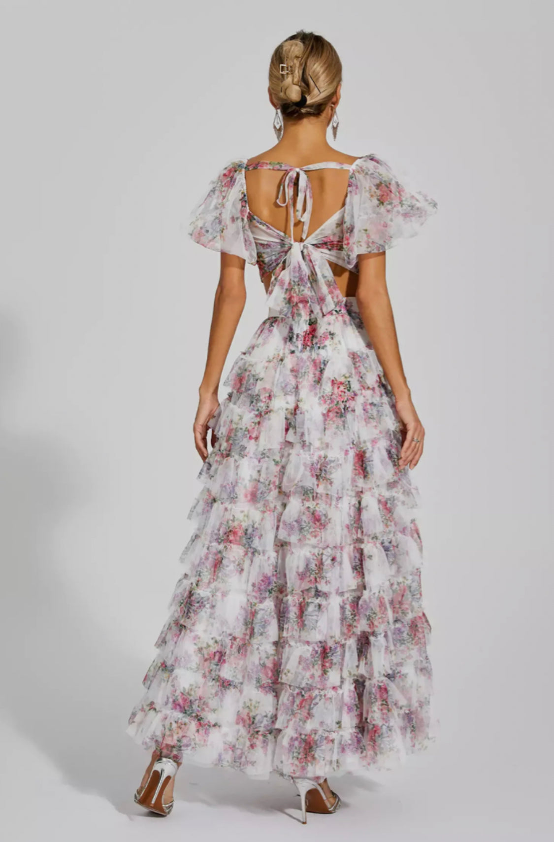 Braylee floral ruffle set