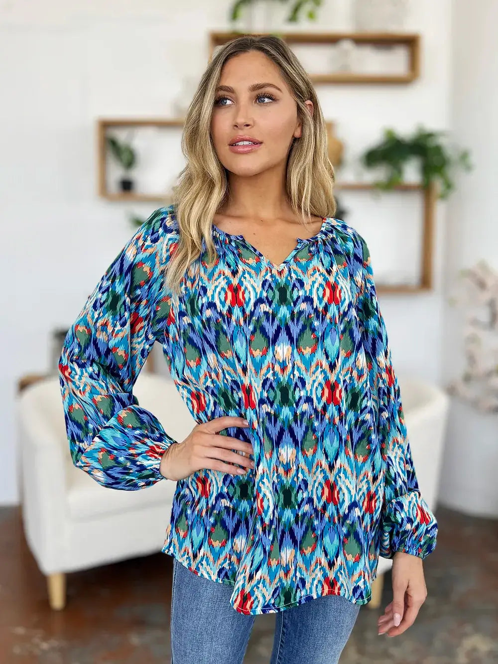 Swageye Electric Bloom Blouse